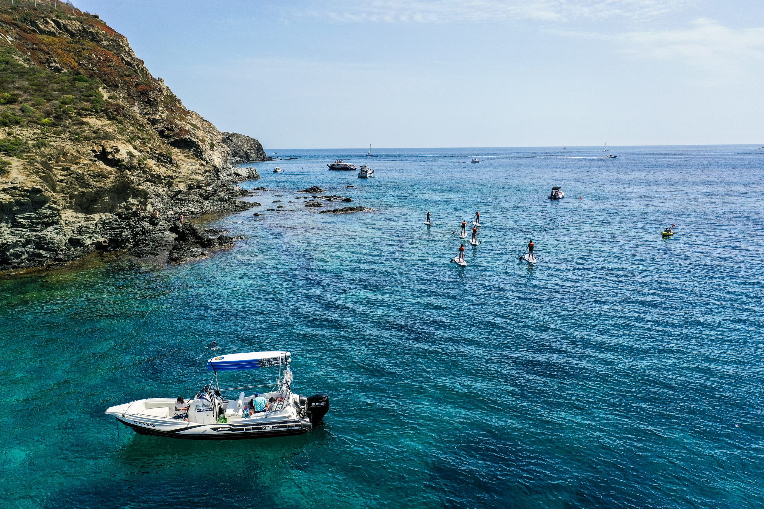 balade de reve - sortie en mer - sortie en stand up paddle - cote vermeille - paulilles - balade en mer - balade en bateau